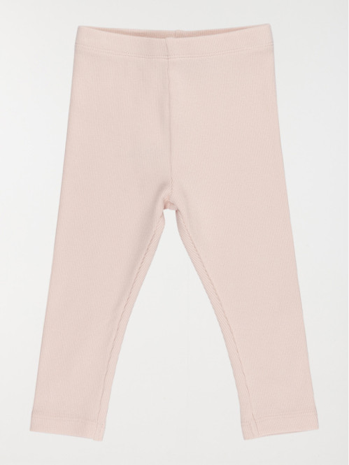 Legging côtelé rose fille...