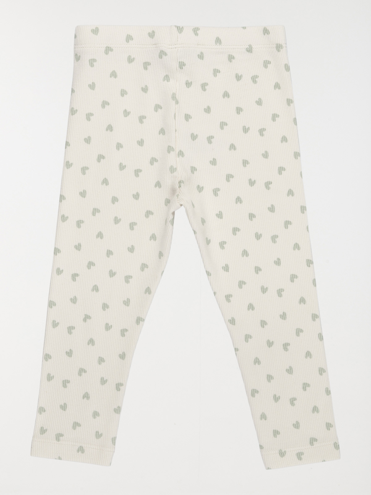 Legging côtelé coeur fille (3-36M)