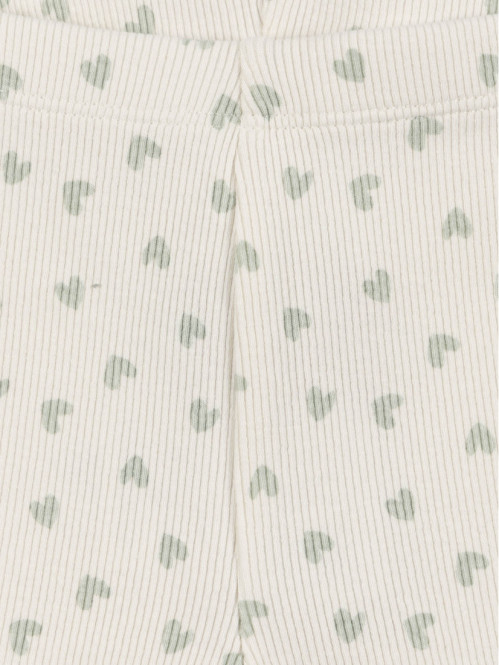 Legging côtelé coeur fille...