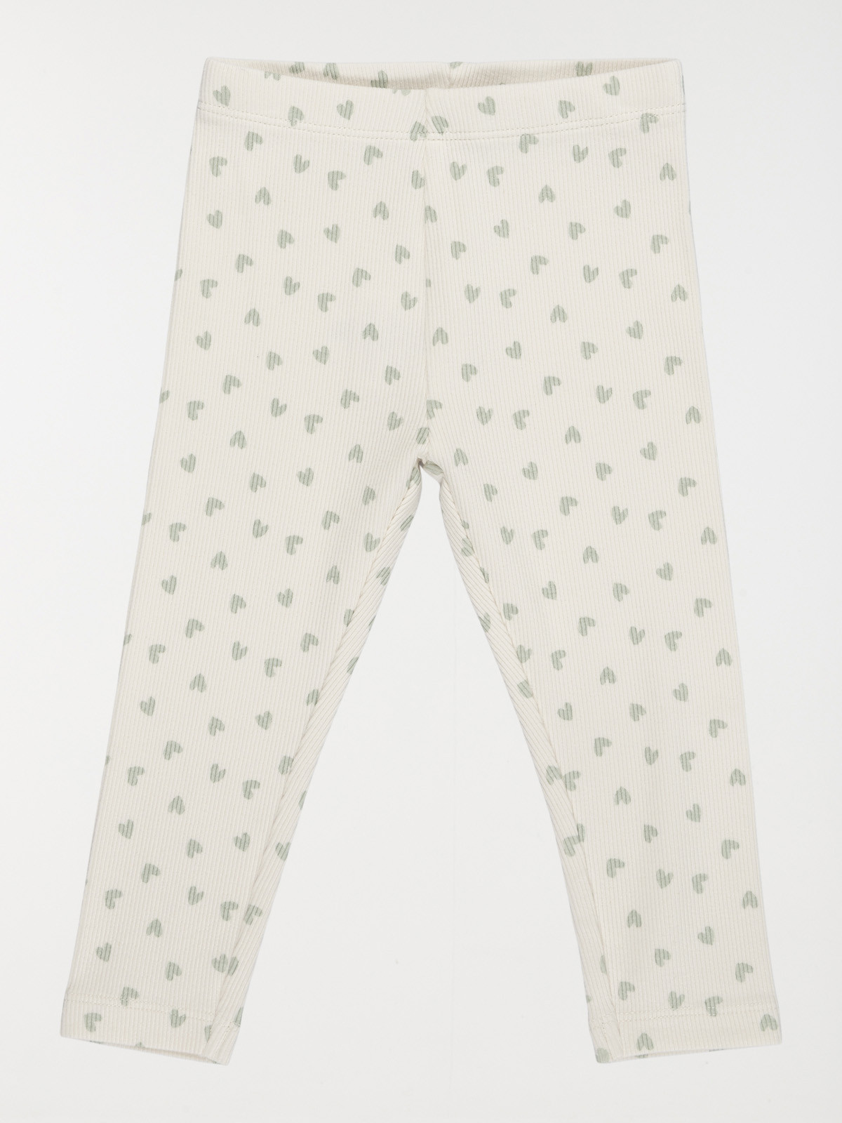 Legging côtelé coeur fille (3-36M)