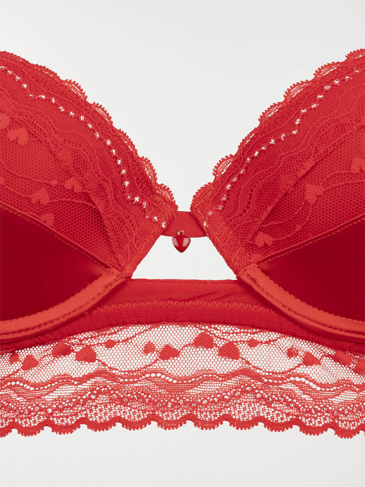 Bustier dentelle coeur femme (85B-95E)