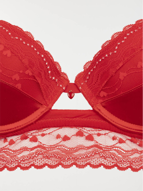 Bustier dentelle coeur...