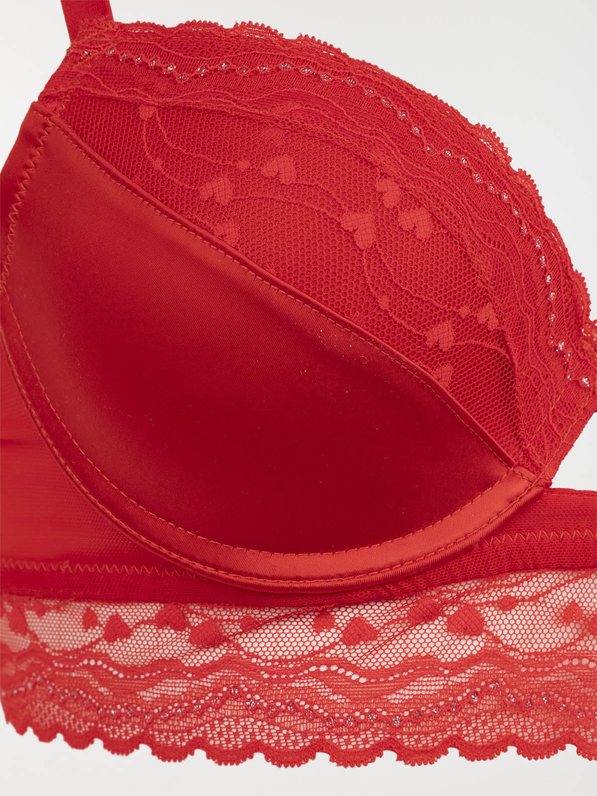 Bustier dentelle coeur femme (85B-95E)