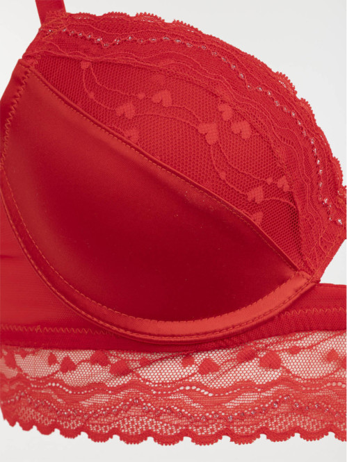 Bustier dentelle coeur...