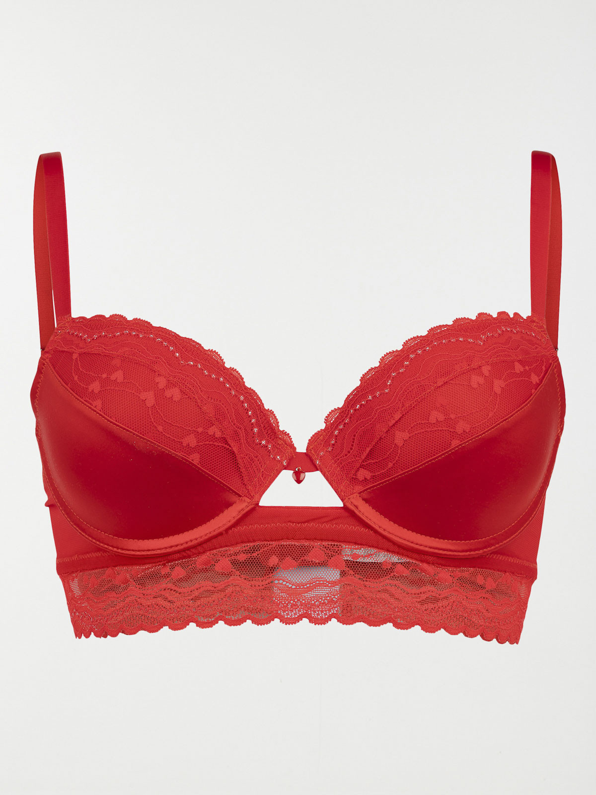 Bustier dentelle coeur femme (85B-95E)
