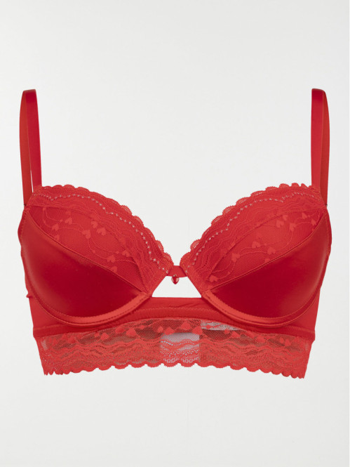 Bustier dentelle coeur...