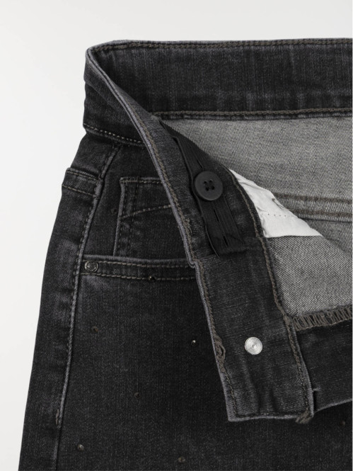 Jean strass gris fille (XXS-M)