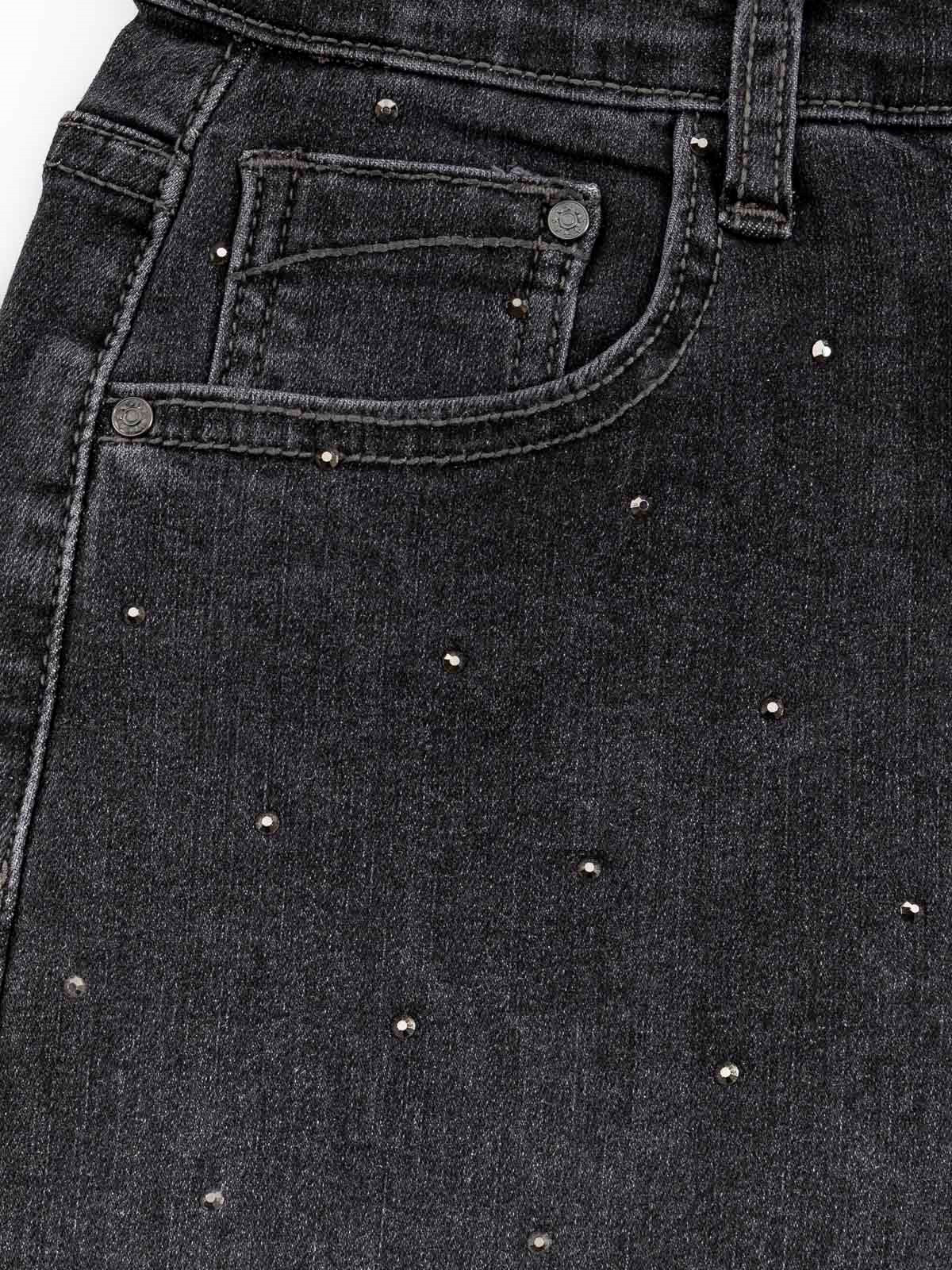 Jean strass gris fille (XXS-M) Jean strass gris fille (XXS-M)