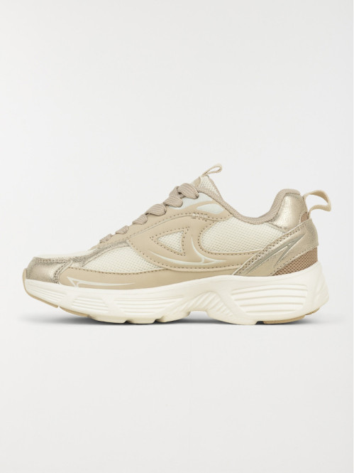 Basket de sport coloris or...