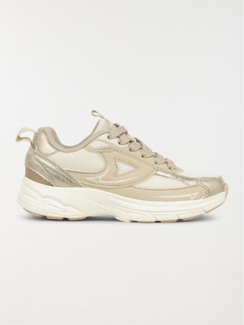 Basket de sport coloris or...