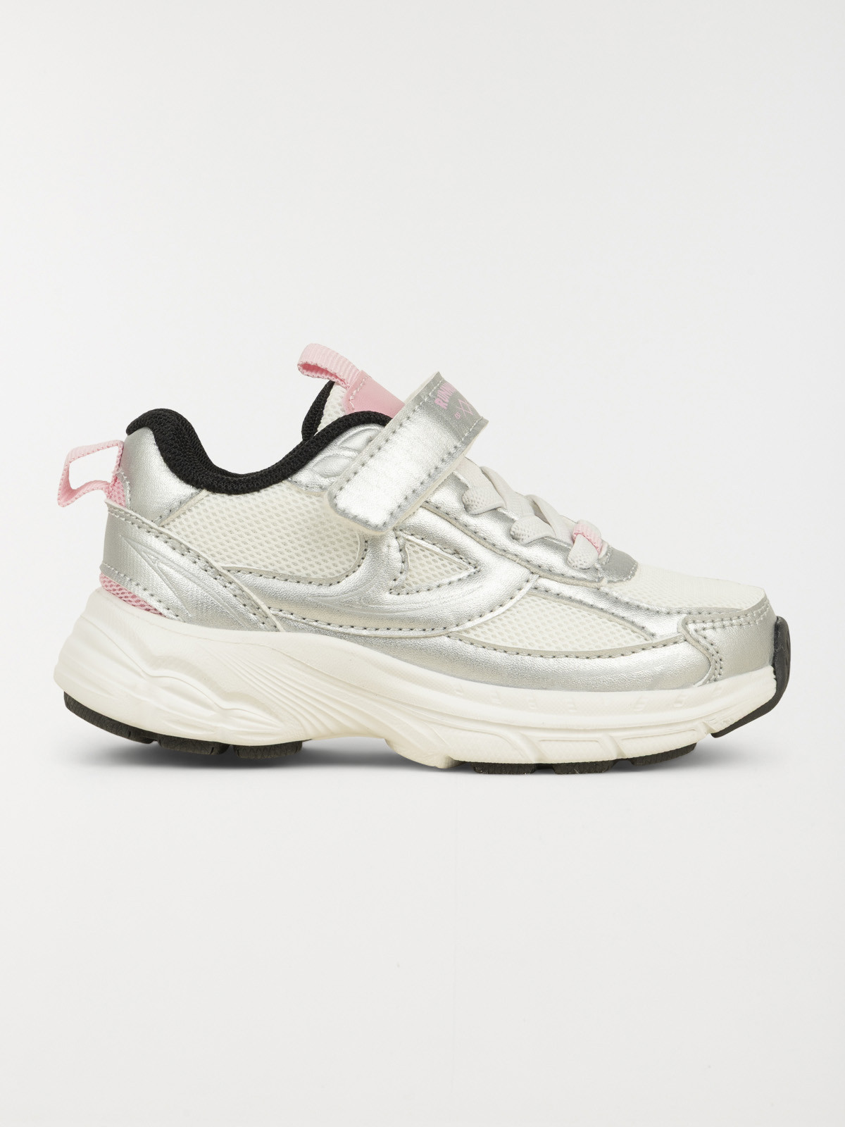 Baskets de sport argentée fille (24-30)