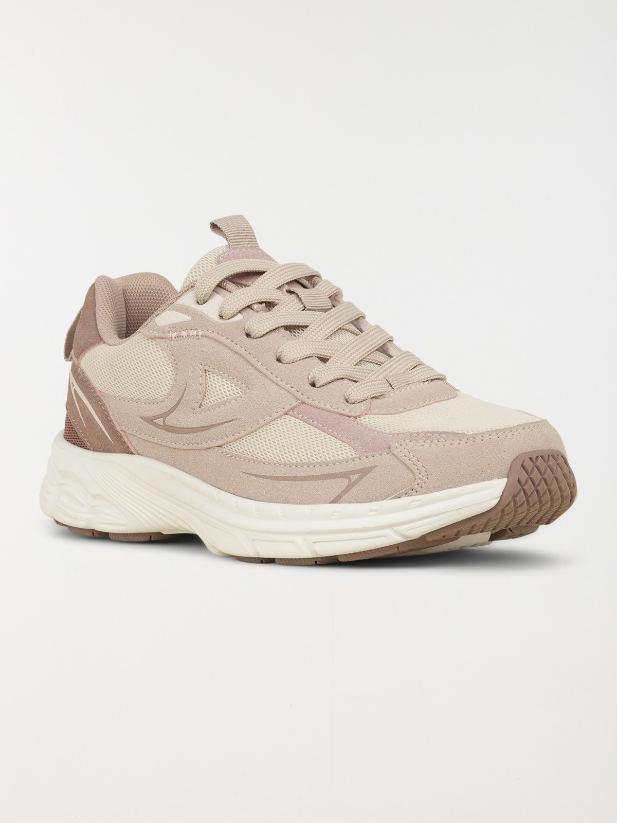 Baskets à lacets femme rose (36-42)