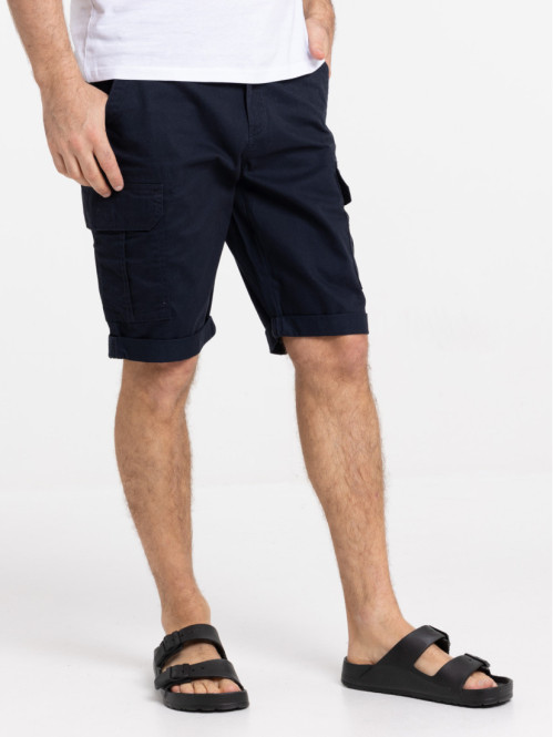 Short cargo homme marine navy