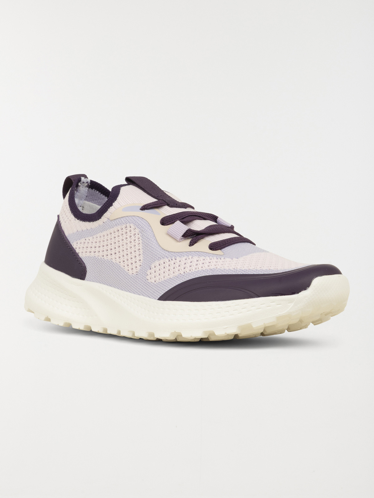 Baskets bicolores à lacets femme (36-41)