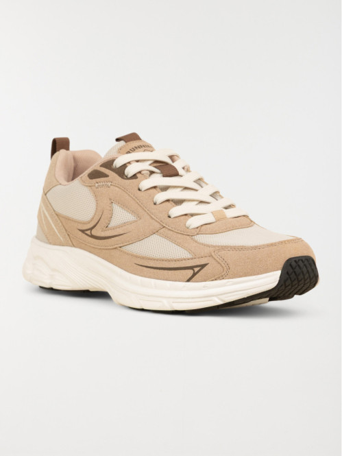 Baskets de sport beiges...