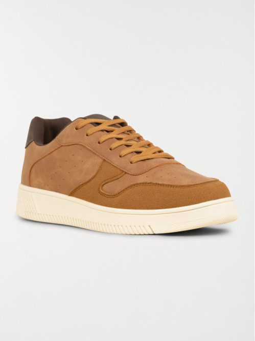 Basket à lacet tan homme...