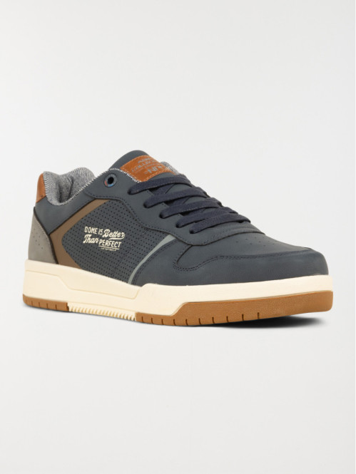 Baskets lacets homme navy...
