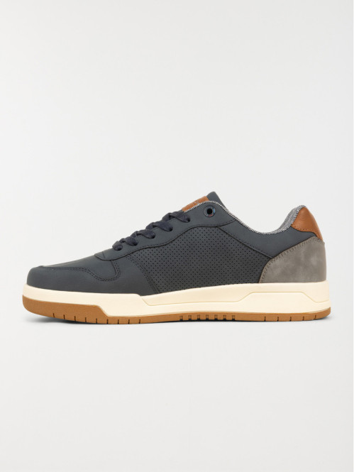 Baskets lacets homme navy...