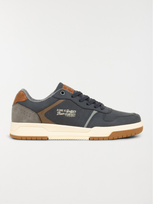 Baskets lacets homme navy...