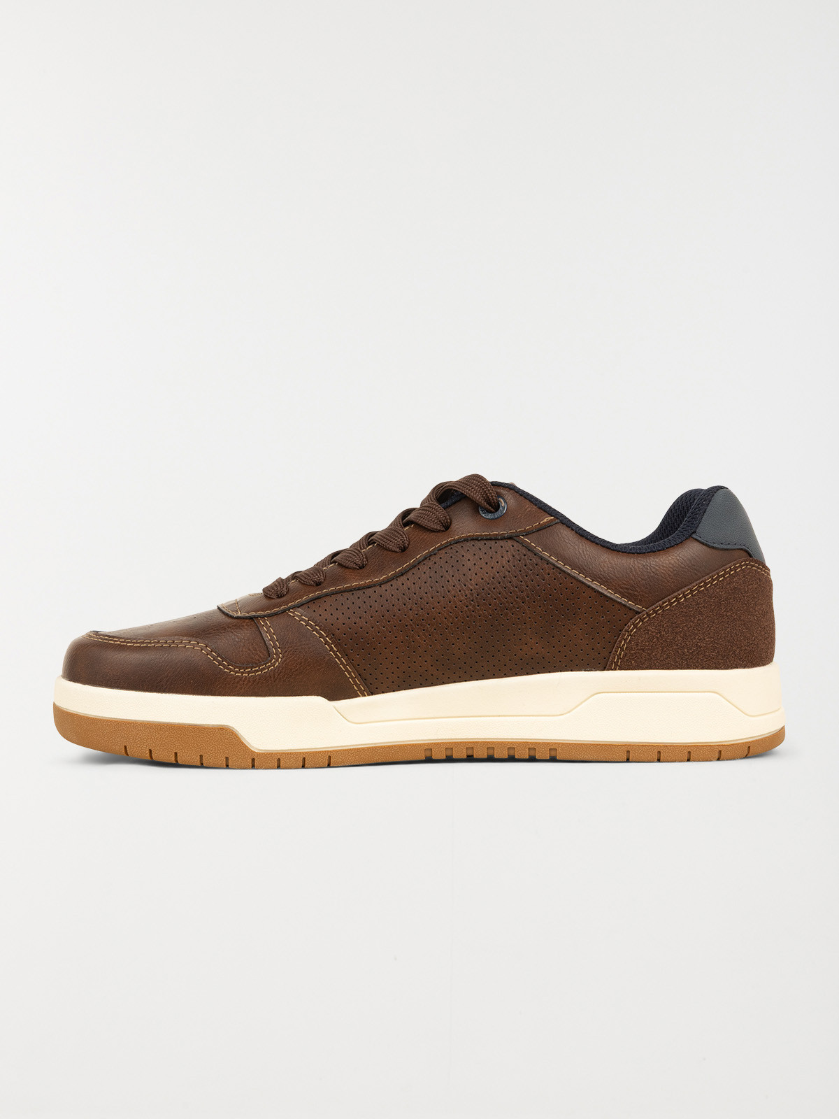 Baskets à lacets marrons homme (40-46)