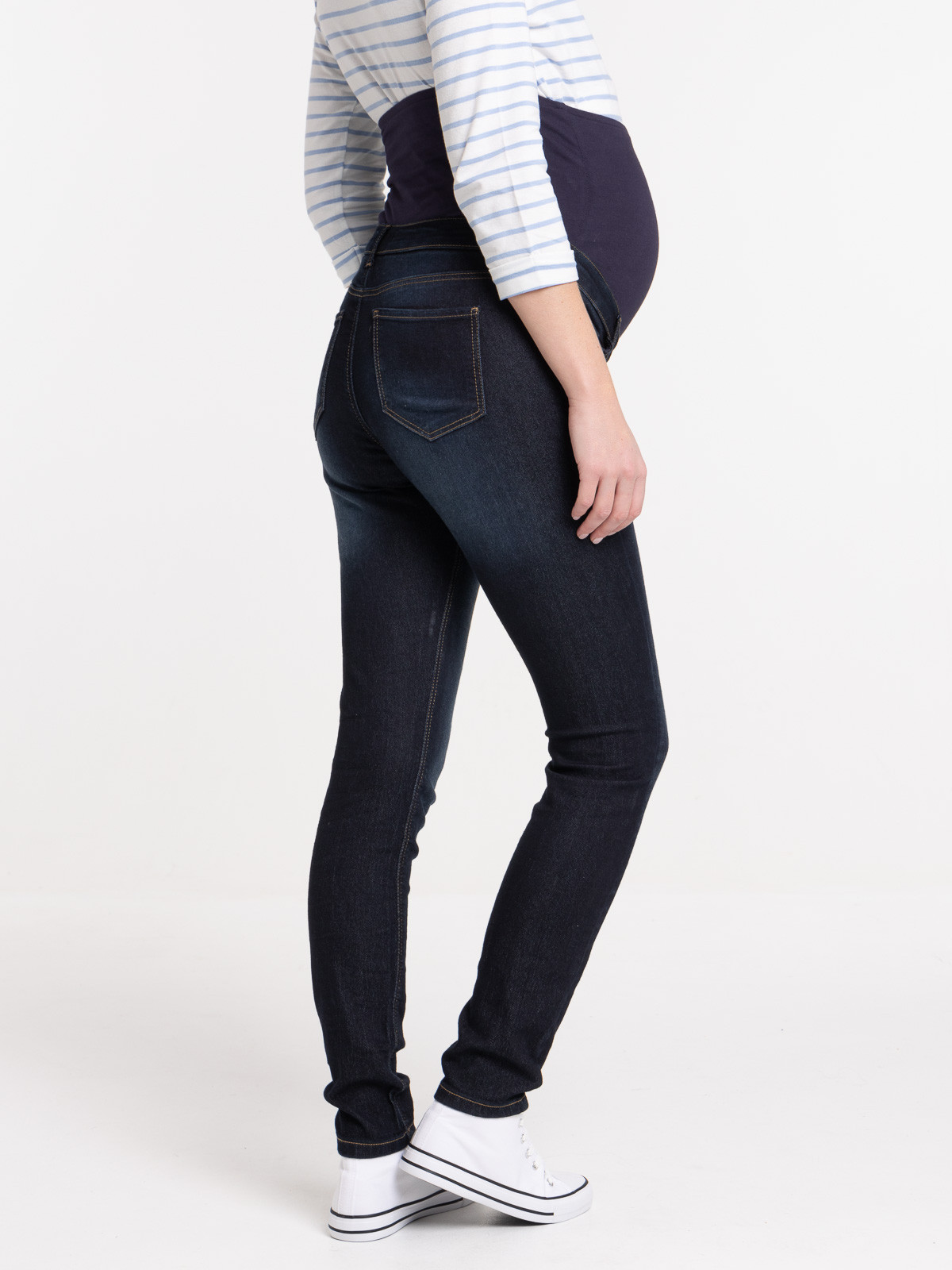 Jean skinny maternité brut