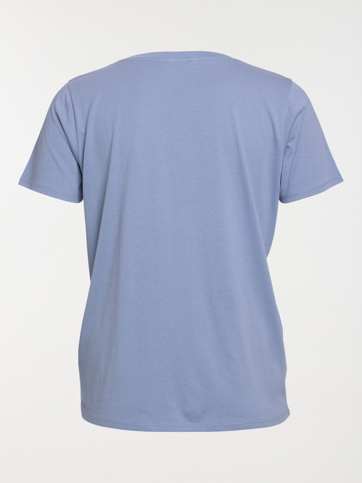 T-shirt denim blue grande taille femme