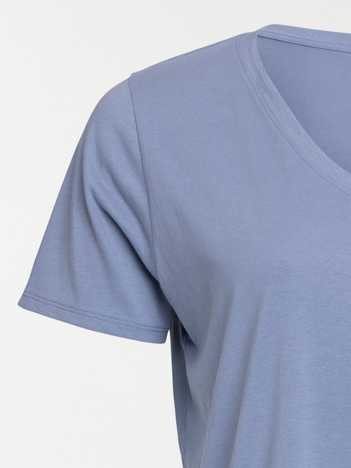 T-shirt denim blue grande taille femme