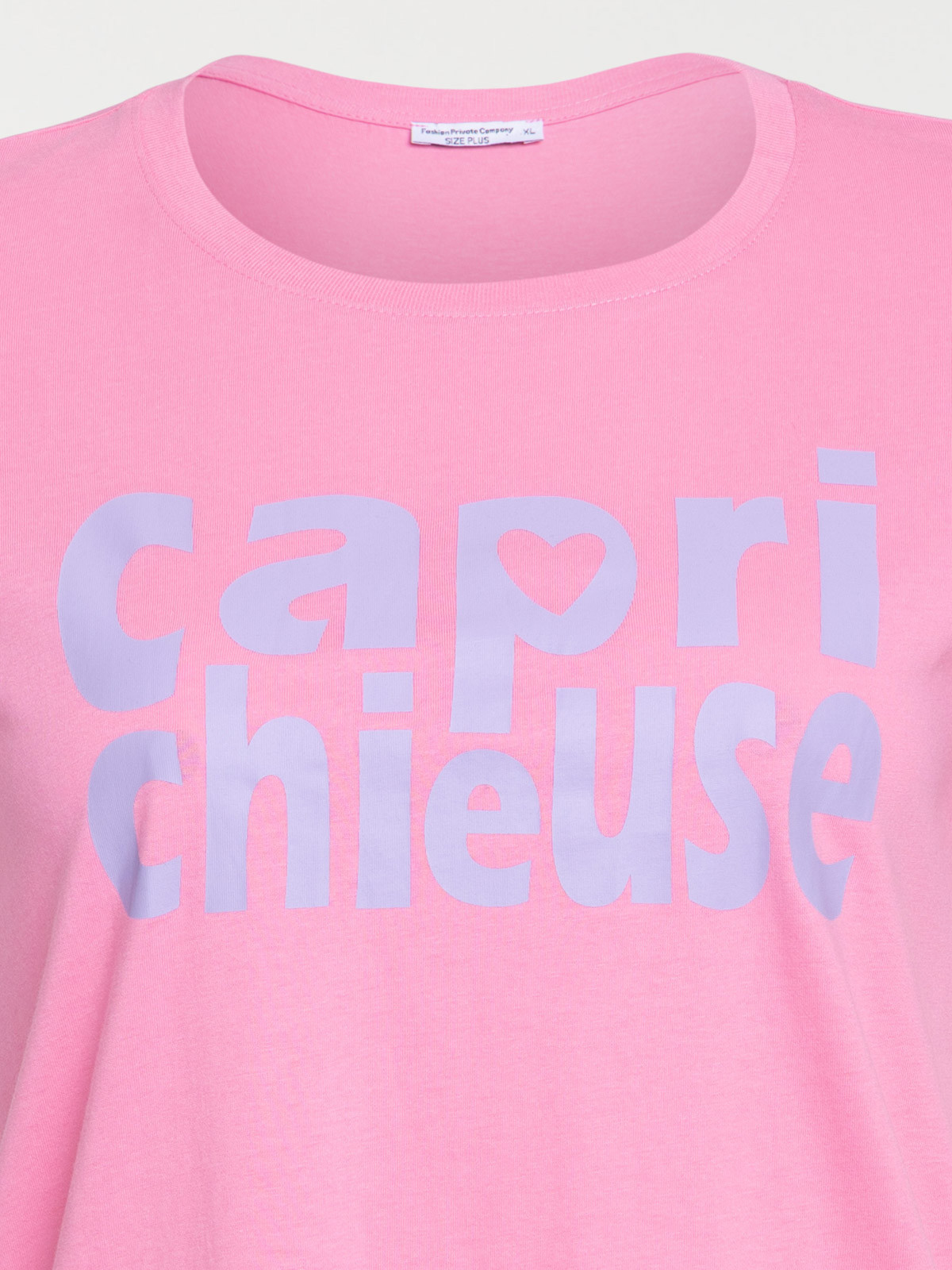 T-shirt caprichieuse grande taille femme