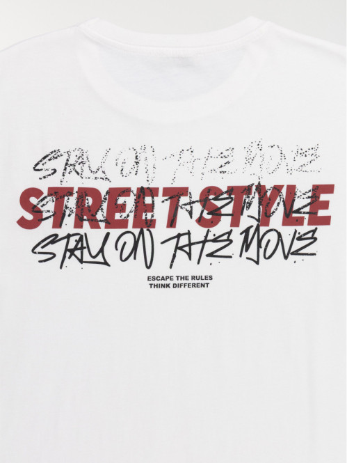 T-shirt street style garçon...
