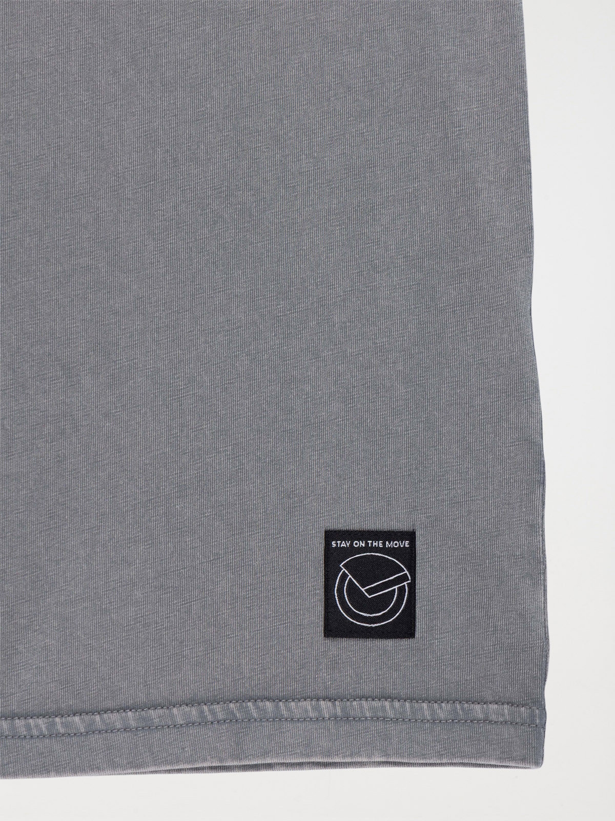 T-shirt uni gris orage garçon (XXS-M)