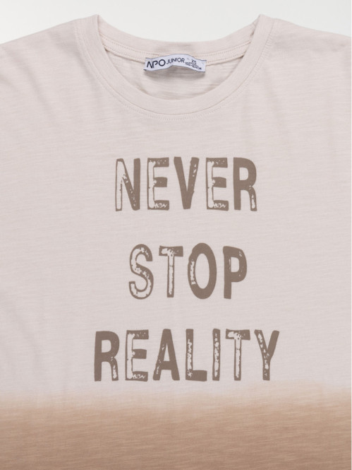 T-shirt deep dye message...