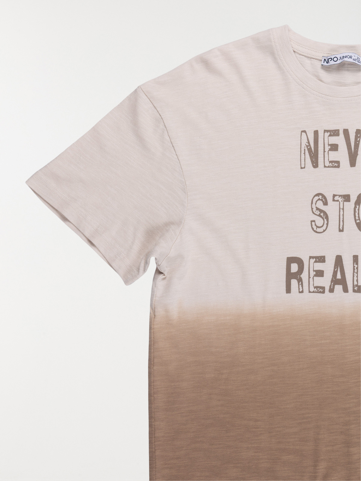 T-shirt deep dye message garçon (XXS-M)