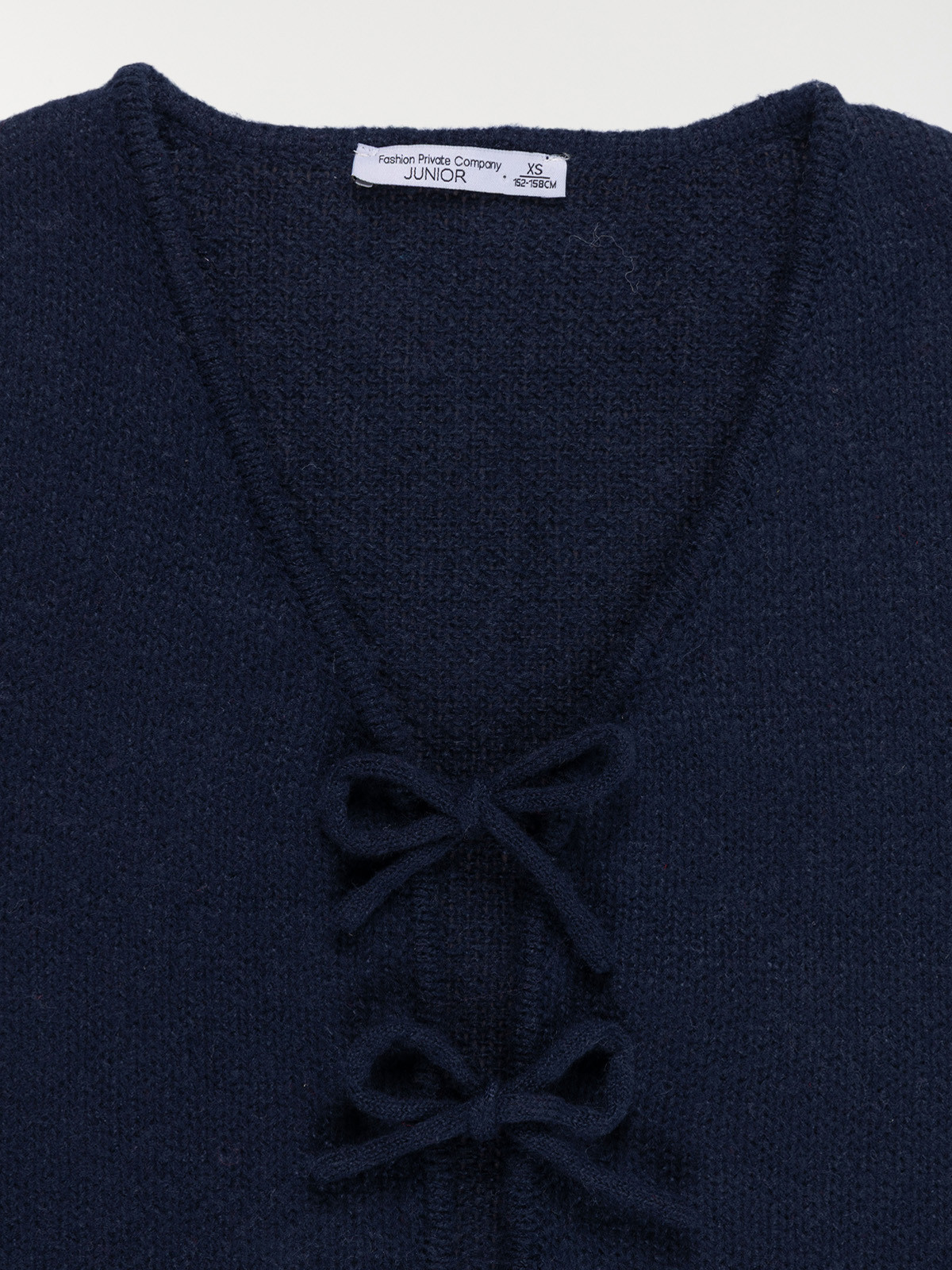 Gilet sans manches à nouer fille (XXS-M)