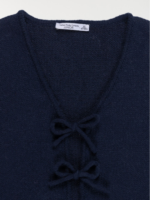 Gilet sans manches à nouer...