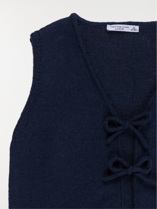 Gilet sans manches à nouer...