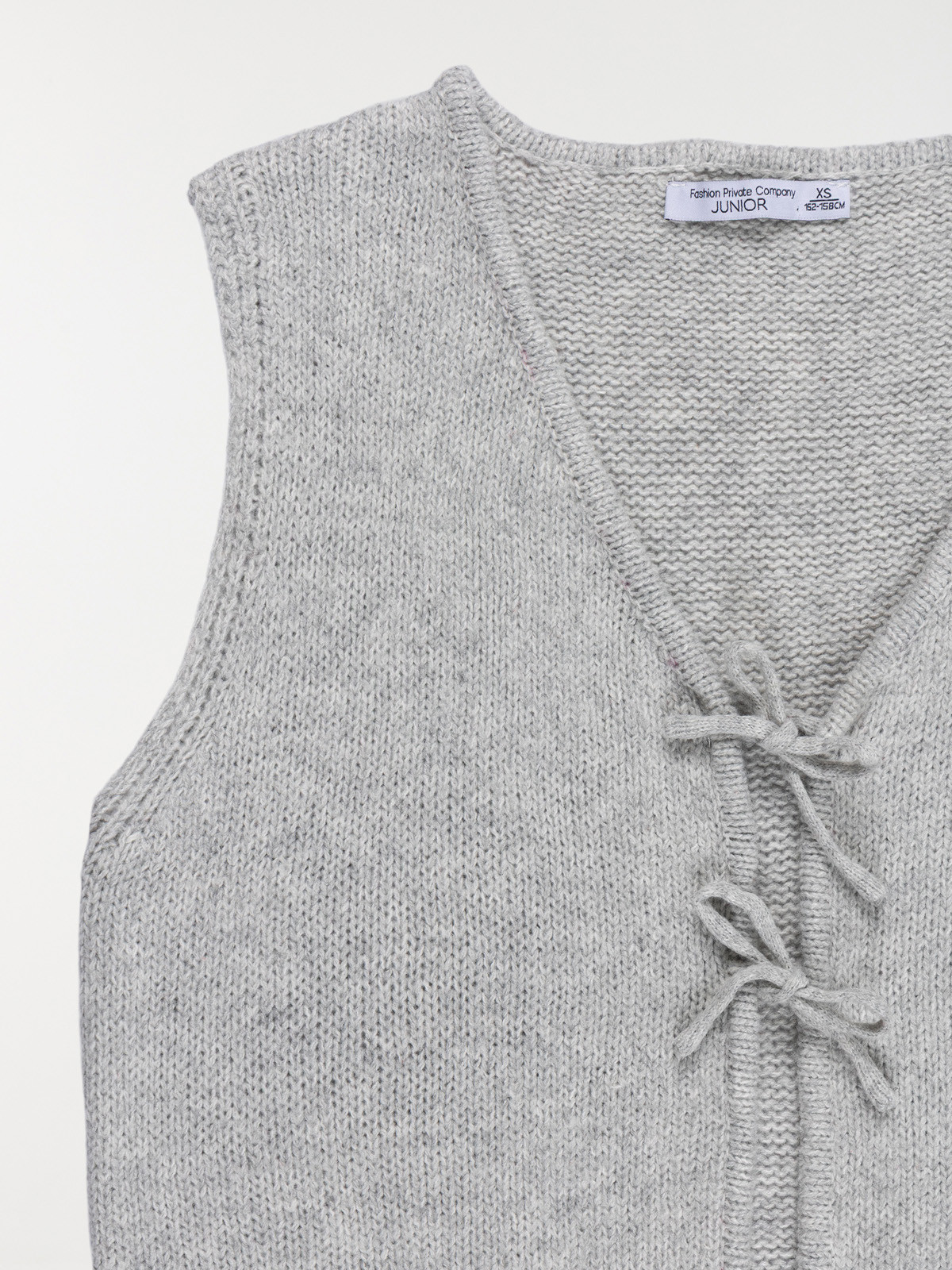 Gilet à nouer sans manches fille (XXS-M)