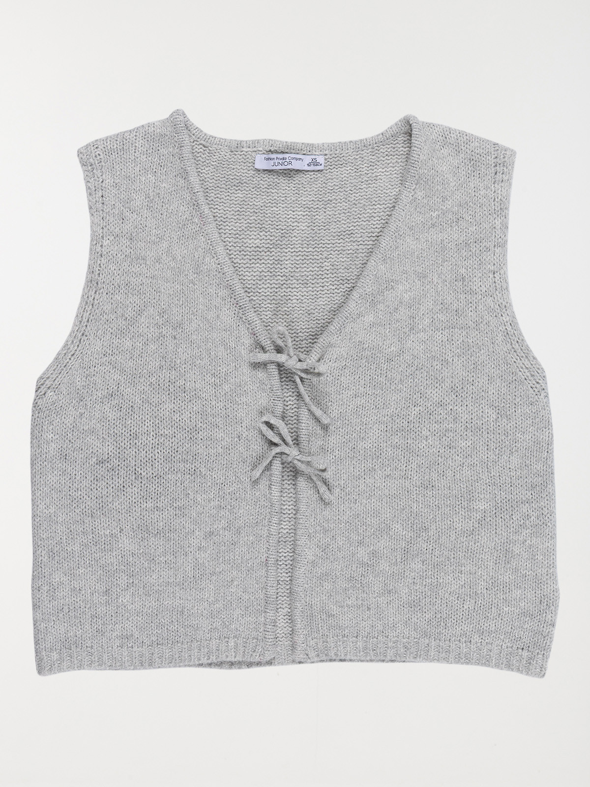 Gilet à nouer sans manches fille (XXS-M)
