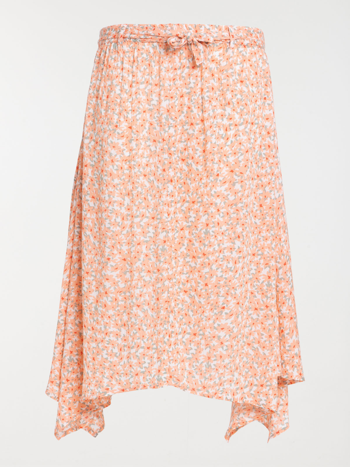 Jupe longue fleurie grande taille femme