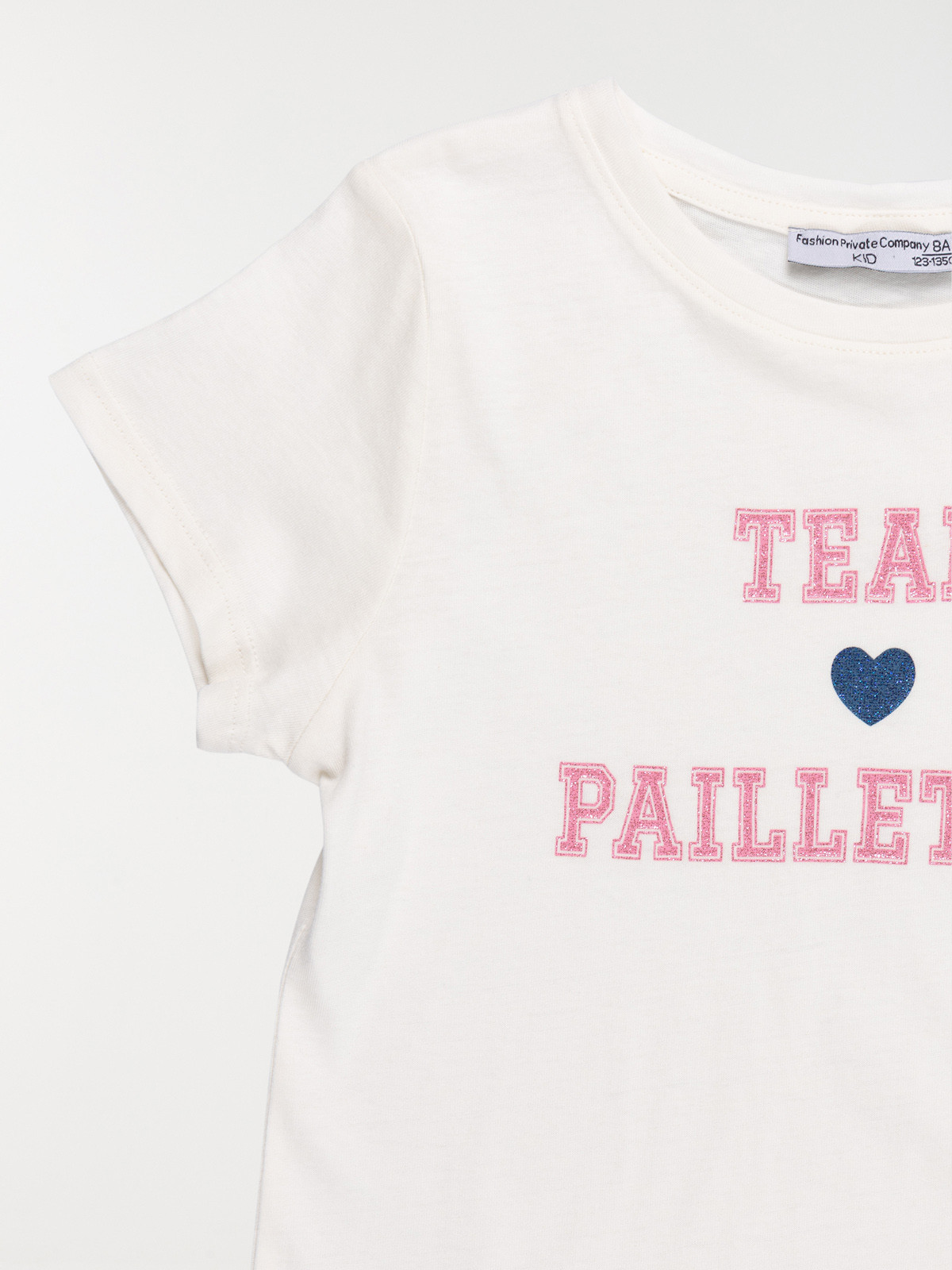 T-shirt team paillette fille (3-12A)