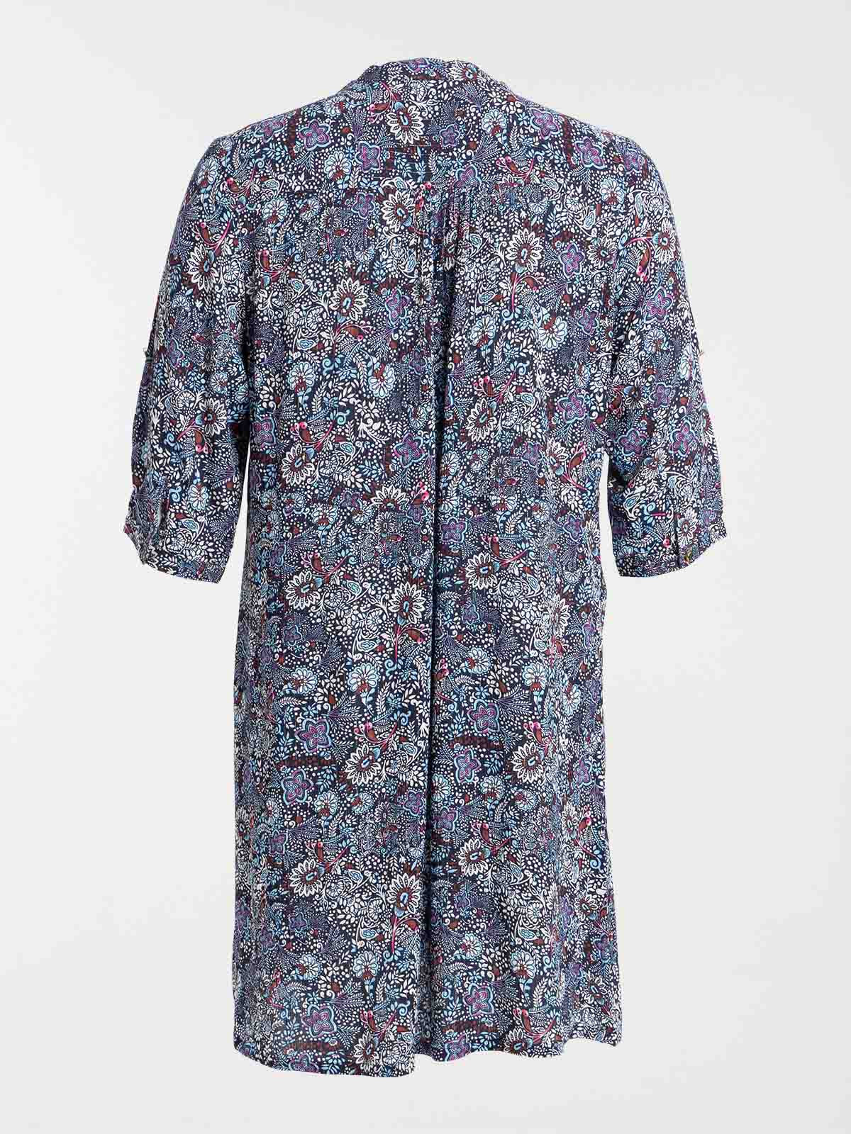 Robe fleurie grande taille femme