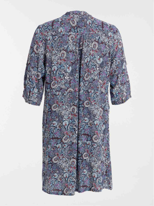 Robe fleurie grande taille femme