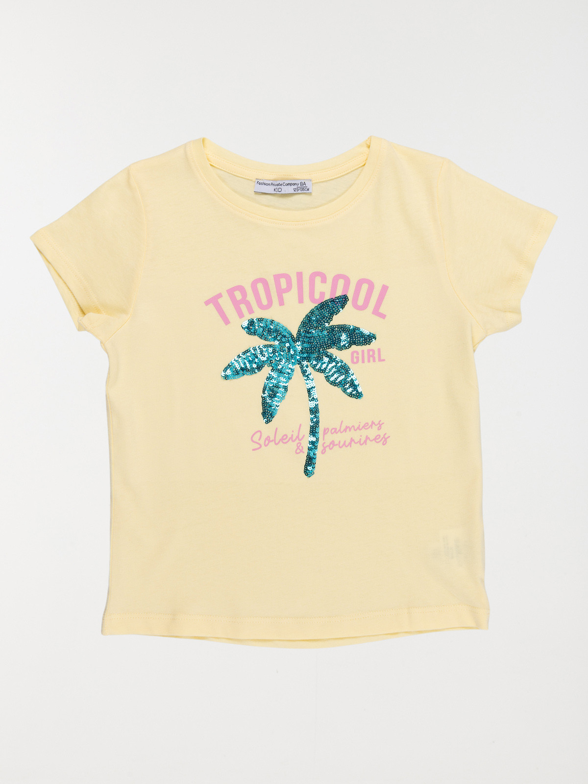 T-shirt tropicool palmier fille (3-12A)