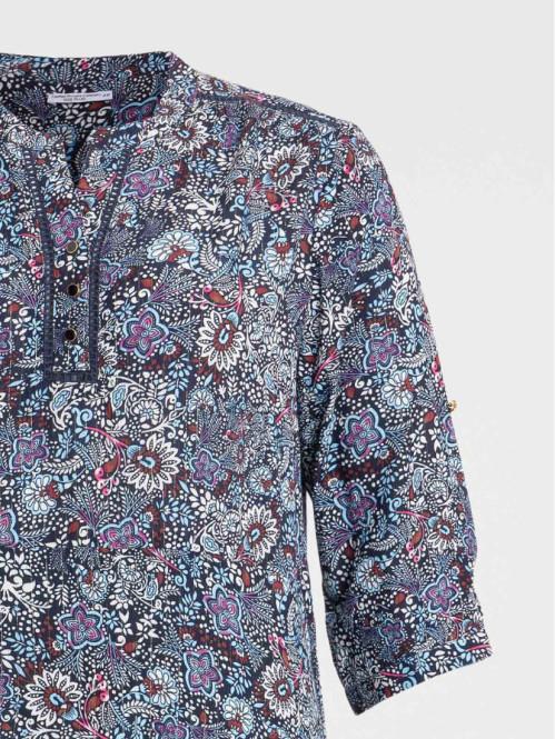 Robe fleurie grande taille femme