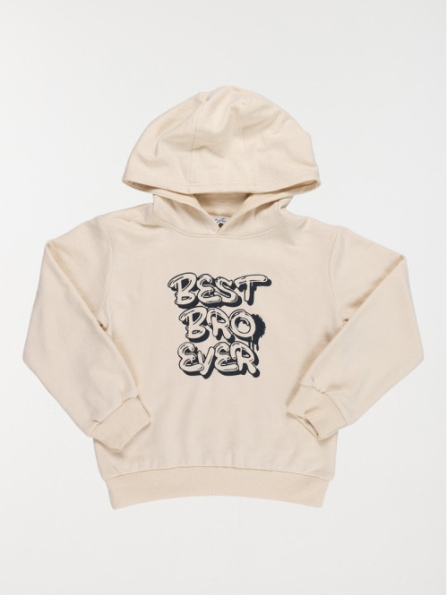 Sweat à capuche imprimé...