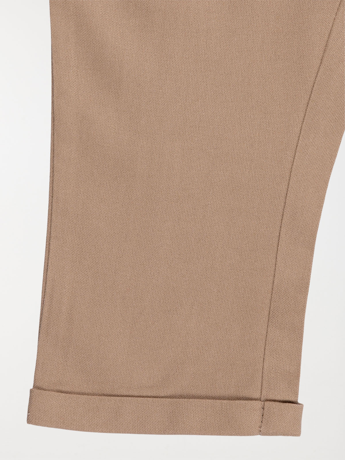 Pantalon ceinture fille sépia (3-36M)