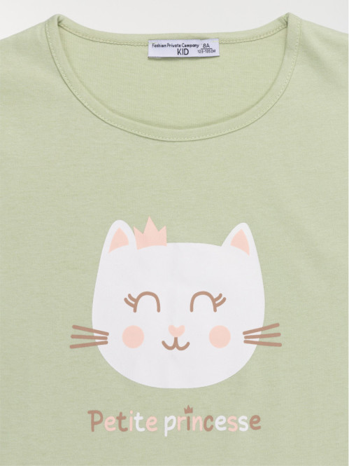 Chemise de nuit chat fille...