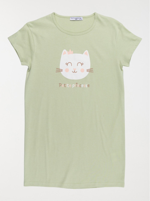 Chemise de nuit chat fille...