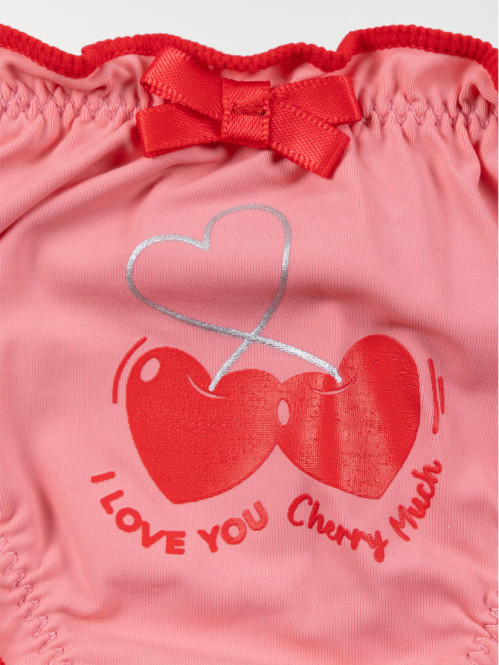 Lot de 2 culottes cerises...