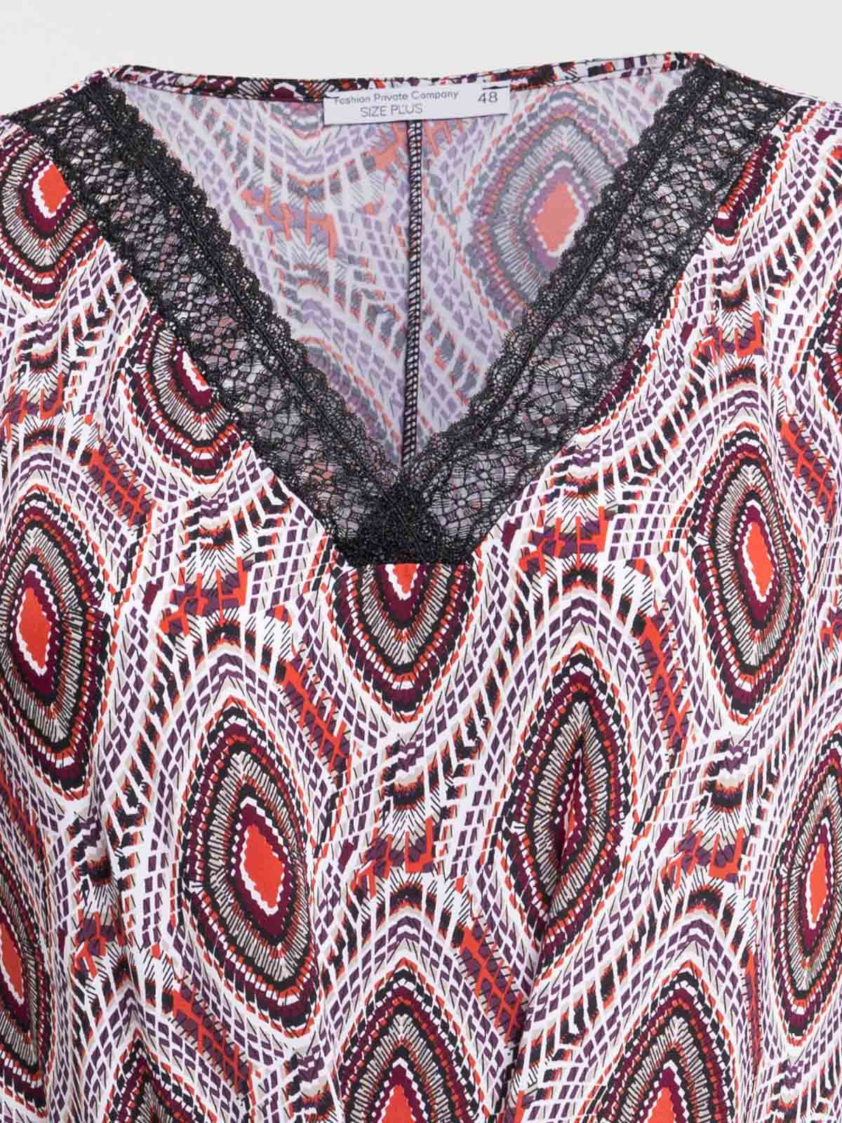 Robe imprimée grande taille femme Robe imprimée grande taille femme