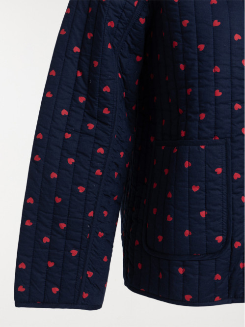 Veste motif coeur grande...